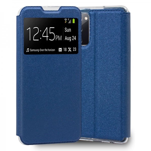 Funda Flip Cover Samsung G780 Galaxy S20 FE Liso Azul D