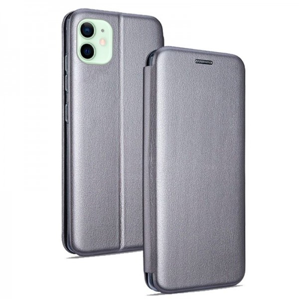 Funda COOL Flip Cover para iPhone 12 / 12 Pro Elegance Plata D