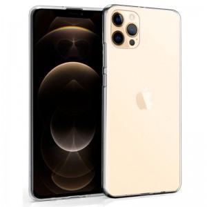 Funda de silicone iPhone 12 Pro Max (Transparente) D