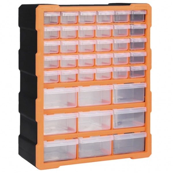 Organizador multicajones com 39 caixas 38x16x47 cm D