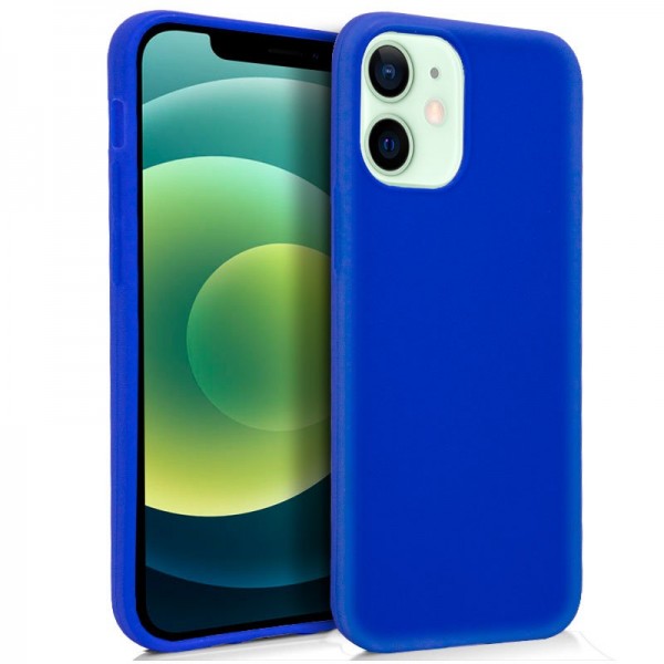 Fundação COOL Silicone para iPhone 12 / 12 Pro (Azul) D