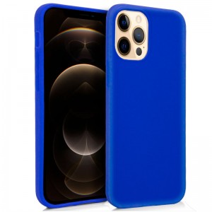 Funda COOL Silicona para iPhone 12 Pro Max (Azul) D