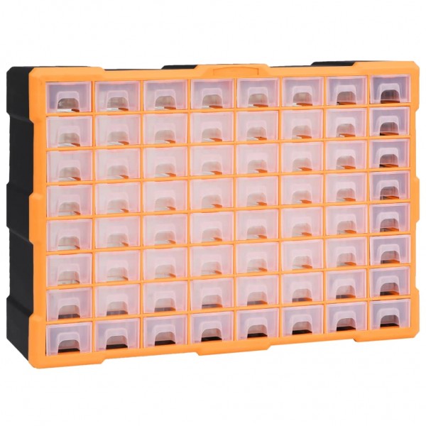 Organizador multicajones con 64 cajones 52x16x37.5 cm D