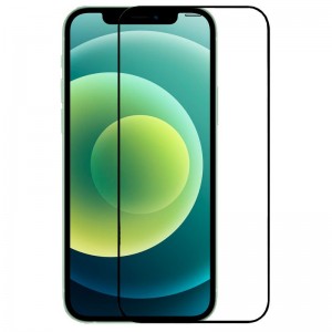 Protector de tela de vidro temperado iPhone 12 / 12 Pro (FULL 3D Preto) D