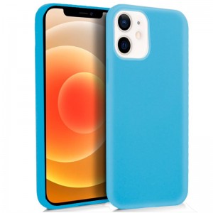 Fundação COOL Silicone para iPhone 12 mini (Celeste) D