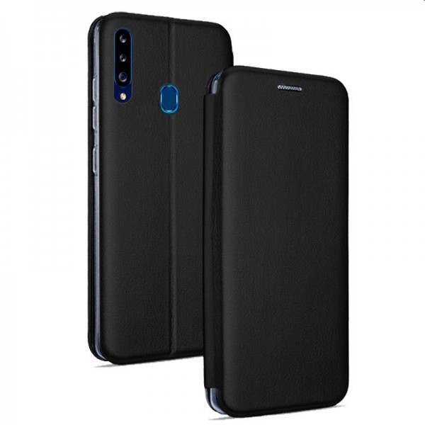 Funda COOL Flip Cover para Samsung A207 Galaxy A20s Elegance Negro D