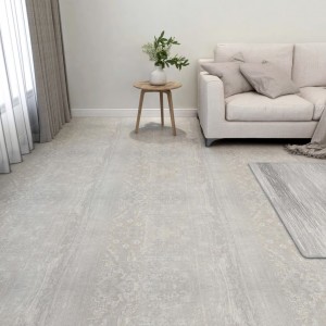 Lamas para suelo autoadhesivas 55 uds PVC 5.11 m² gris claro D