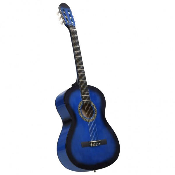 Guitarra clásica para principiantes madera de tilo azul 4/4 39 D