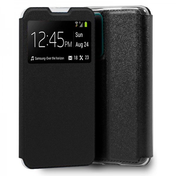 Funda COOL Flip Cover para Huawei P Smart 2021 Liso Negro D