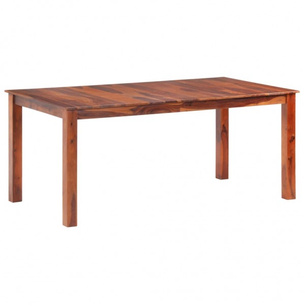 Mesa de comedor de madera maciza de sheesham 180x90x76 cm D