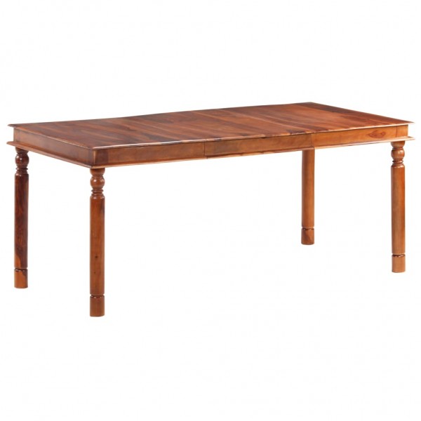 Mesa de jantar de madeira maciça de sheesham 180x90x76 cm D
