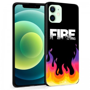 Carcasa COOL para iPhone 12 / 12 Pro Dibujos Fire D