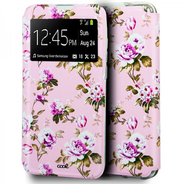 Fundação COOL Capa de Flip para Samsung G780 Galaxy S20 FE Flores de desenho D