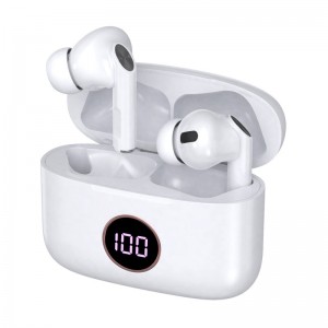 Fones de ouvido Bluetooth Dual Pod Earbuds Display COOL AIR Pro Branco D
