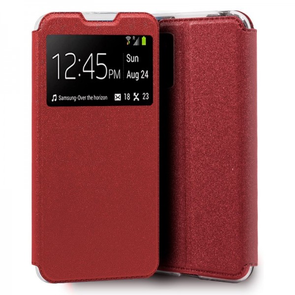 Fundação COOL Capa de Flip para Xiaomi Pocophone M3 / Redmi 9T Liso vermelho D