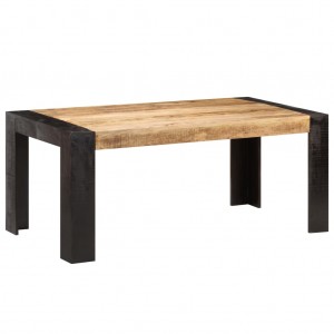 Mesa de comedor de madera maciza de mango 180x90x76 cm D