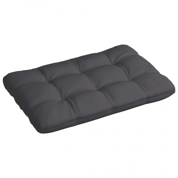 Almofada para sofá em tecido antracite 120x80x12 cm D