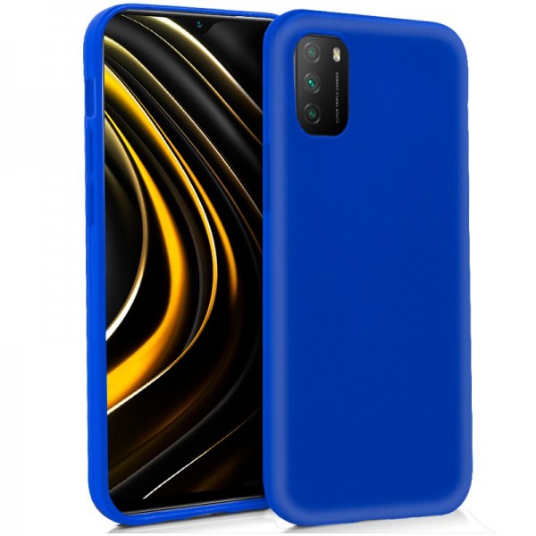 Funda de silicone Xiaomi Pocophone M3 (Azul) D