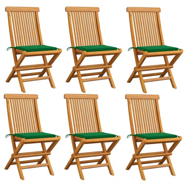 Cadeiras de jardim de madeira de teca D