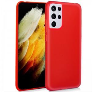 Funda COOL Silicona para Samsung G998 Galaxy S21 Ultra (Rojo) D