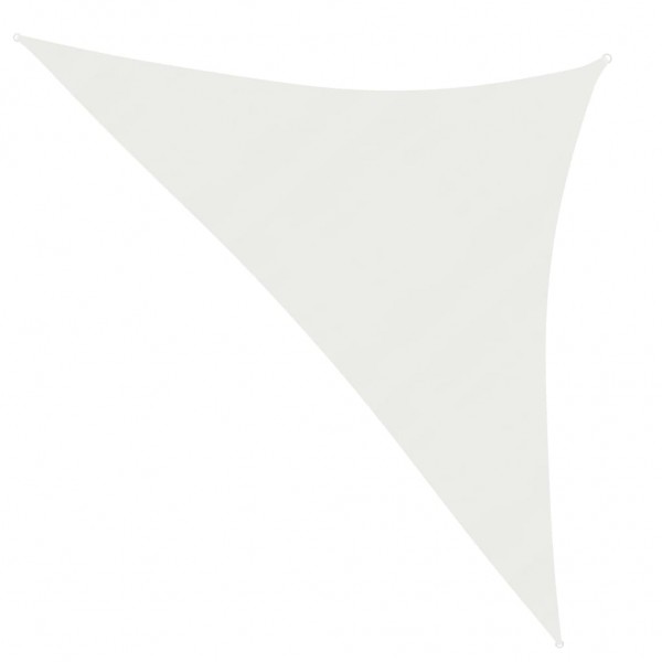 Ático de vela branco HDPE 160 g/m2 3,5x3,5x4,9 m D
