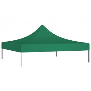 Techo de carpa para celebraciones verde 3x3 m 270 g/m² H