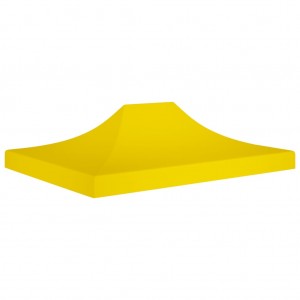 Tecto de tenda para festas amarelo 4x3 m 270 g/m2 D