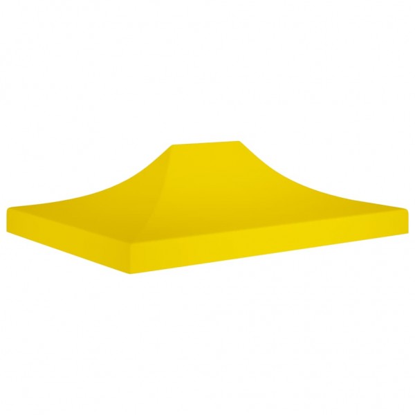Techo de carpa para celebraciones amarillo 4.5x3 m 270 g/m² D