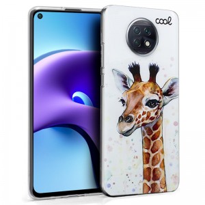 Carcaça COOL para Xiaomi Nota do Redmi 9T Desenhos de Jirafa D