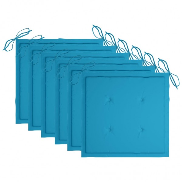 Acessórios para cadeiras de jardim de tecido Oxford azul 50x50x3 cm D
