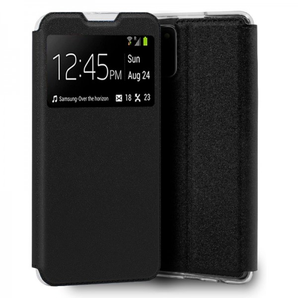 Funda COOL Flip Cover para Samsung A025 Galaxy A02s Liso Negro D