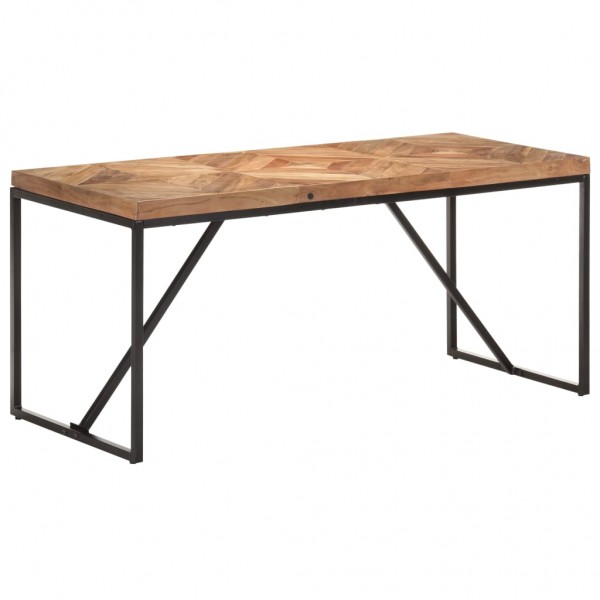 Mesa de comedor madera maciza de acacia y mango 160x70x76 cm D