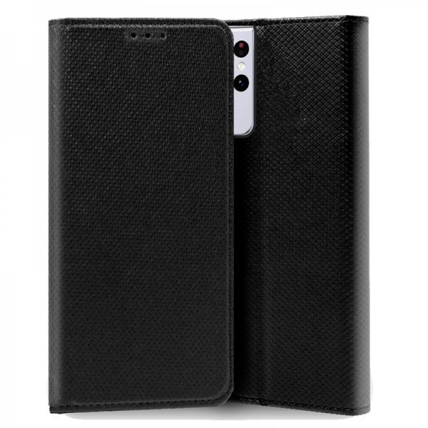 Fundação COOL Capa de Flip para Samsung G998 Galaxy S21 Ultra Light Black D