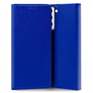 Funda COOL Flip Cover para Samsung G990 Galaxy S21 Liso Azul D