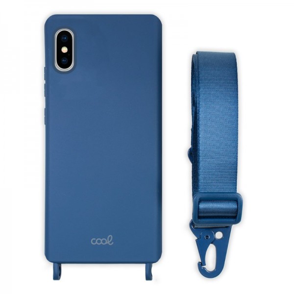 Carcasa COOL para iPhone X / iPhone XS Cinta Azul D