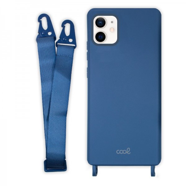 Carcaça COOL para iPhone 12 mini Faixa Azul D