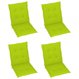 Cushion cadeira jardim apoiado sob 4 uas tela Oxford verde claro D