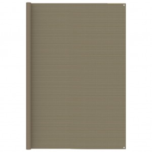 Tapete de tenda cinza taupe 250x200 cm D