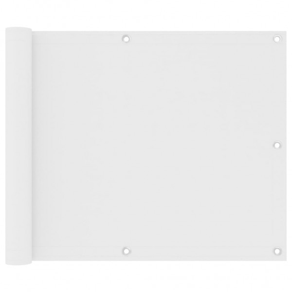 Toldo para balcón tela oxford blanco 75x500 cm D