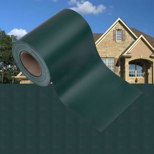 Painéis de privacidade de PVC verde mate 35x0.19 m D