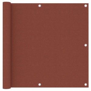 Toldo para balcón de tela oxford terracota 90x500 cm D