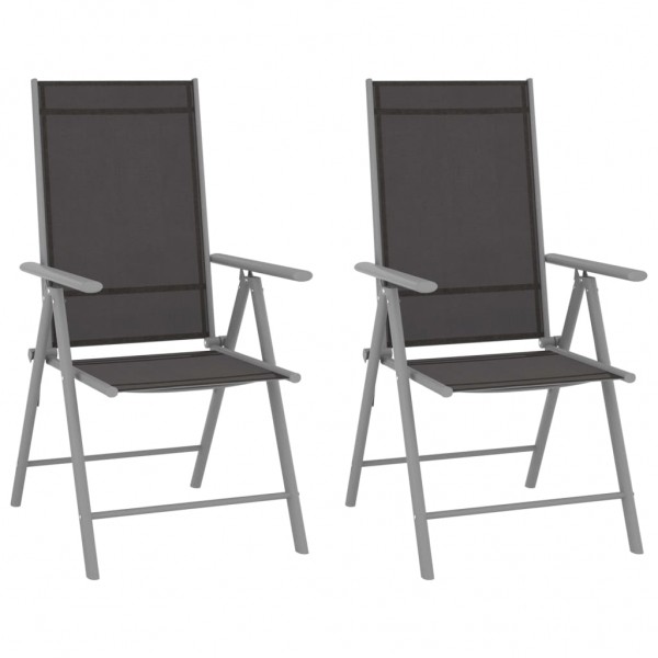 Cadeiras de jardim dobráveis 2 unidades D