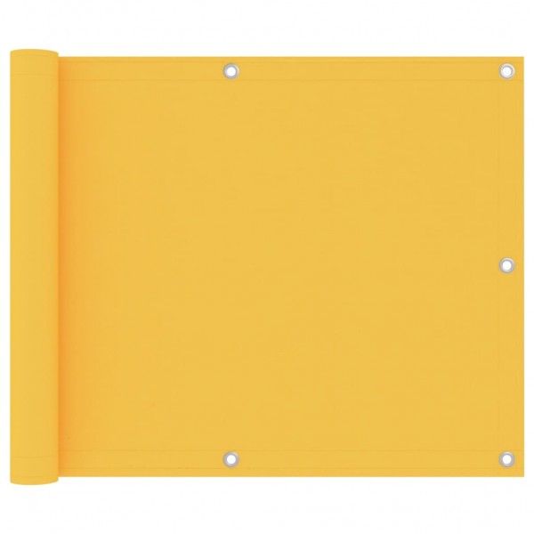 Toldo para balcón tela oxford amarillo 75x300 cm D
