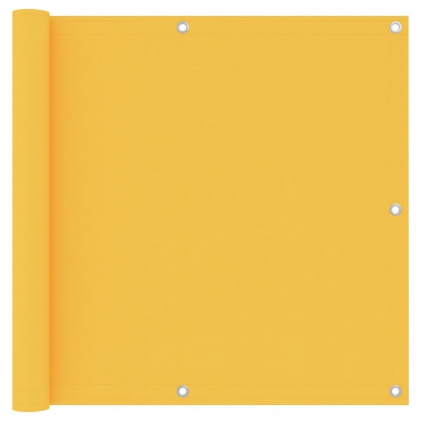 Toldo para balcão tecido oxford amarelo 90x500 cm D