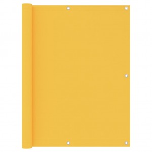 Toldo para balcão tecido oxford amarelo 120x400 cm D