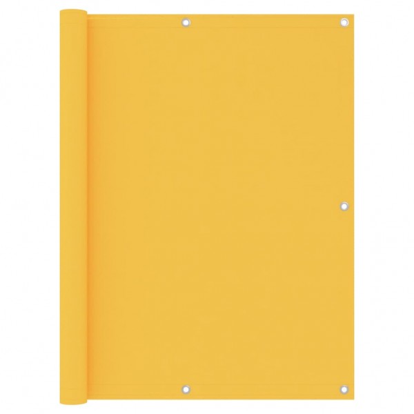 Toldo para balcão tecido oxford amarelo 120x500 cm D