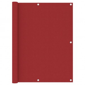 Toldo para balcón tela oxford rojo 120x300 cm D