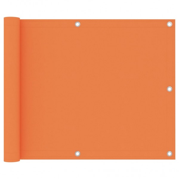 Toldo para balcão tecido Oxford laranja 75x400 cm D