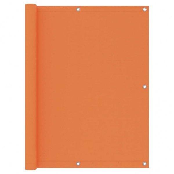 Toldo para balcón de tela oxford naranja 120x600 cm D