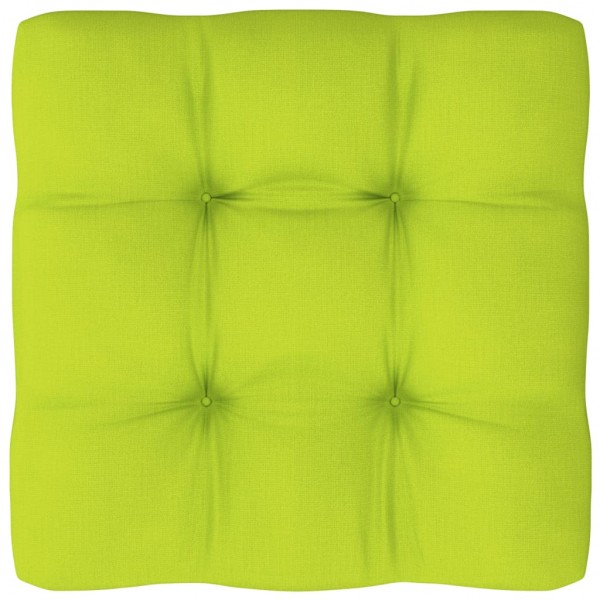 Almofada para sofá em tecido verde claro 80x80x12 cm D